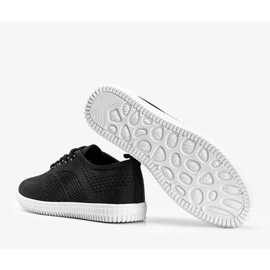 Black openwork sports sneakers from Maci 1