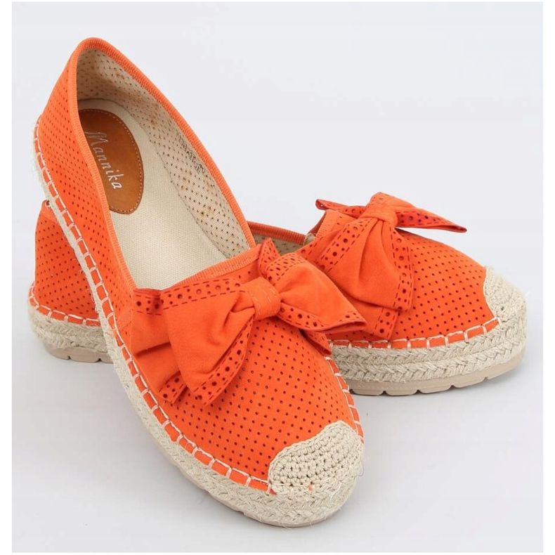 Orange women's espadrilles J131-22 Orange 2