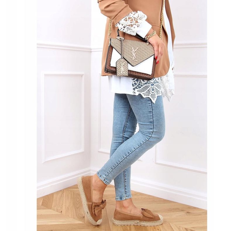 Espadrilles for women camel J131-22 Camel brown 2