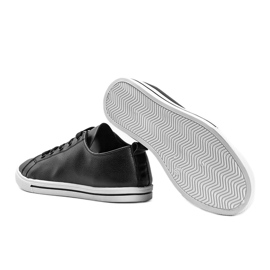 Black sneakers made of eco leather from Joelle 1