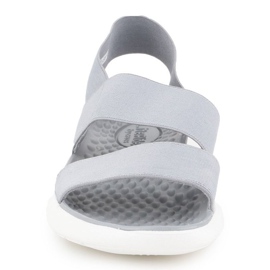 Crocs Literide Stretch Sandal W 206081-00J grey 1
