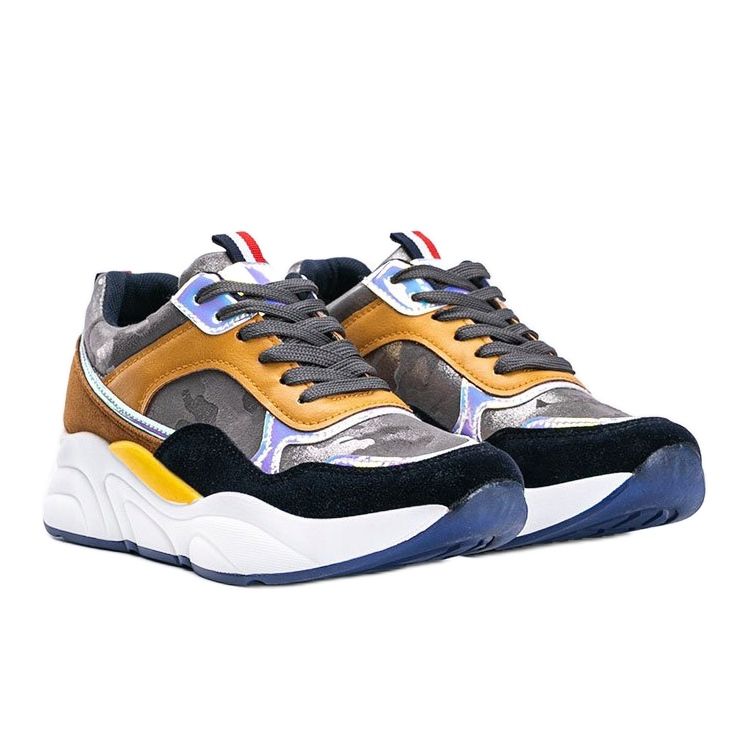 Gray camo sneakers from Lindsay brown 1