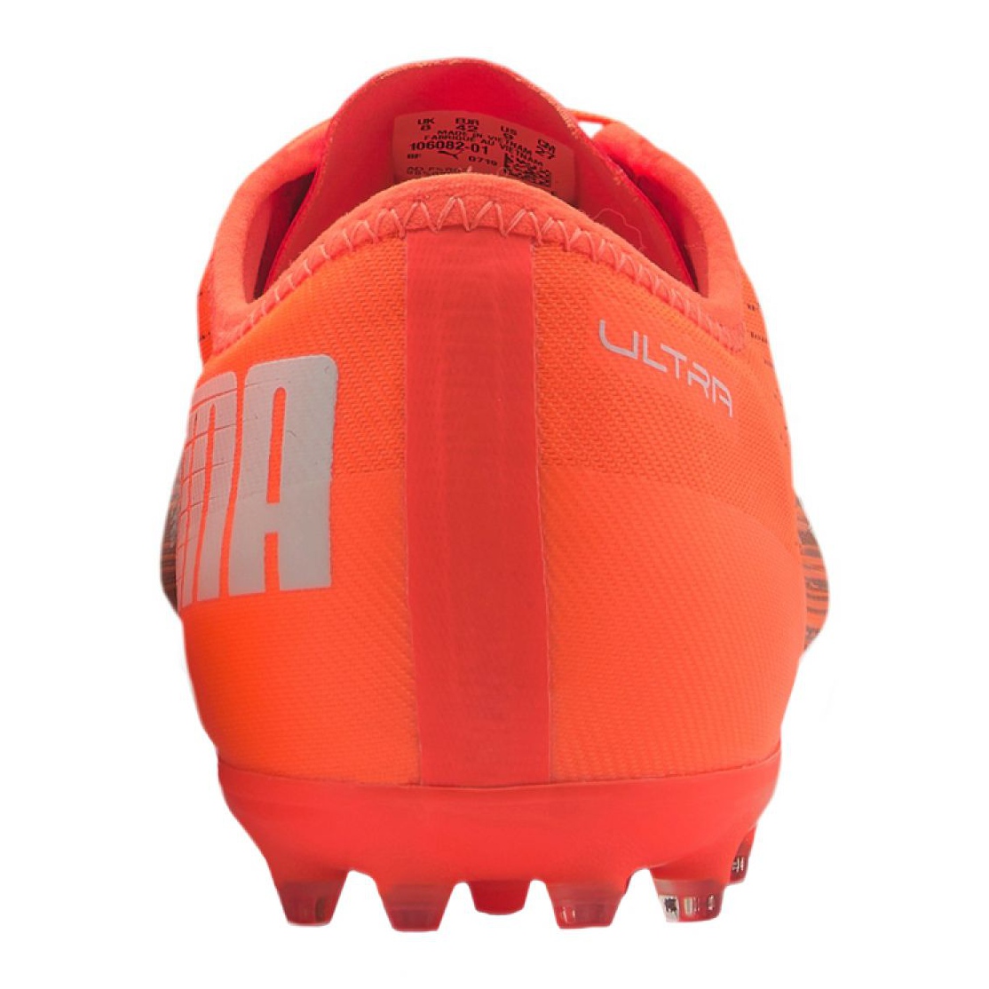 Football boots Puma Ultra 2.1 Mg M 106082-01 oranges and reds - KeeShoes