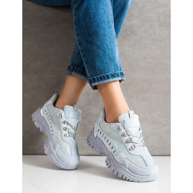 SHELOVET Blue Sneakers 2
