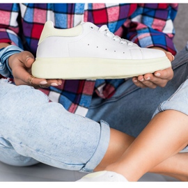 SHELOVET Sneakers On The Green Platform white 1