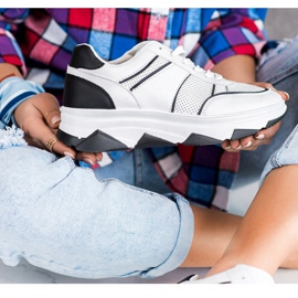 SHELOVET Casual Sport Shoes white black 1 SHELOVET Casual Sport Shoes white black 1