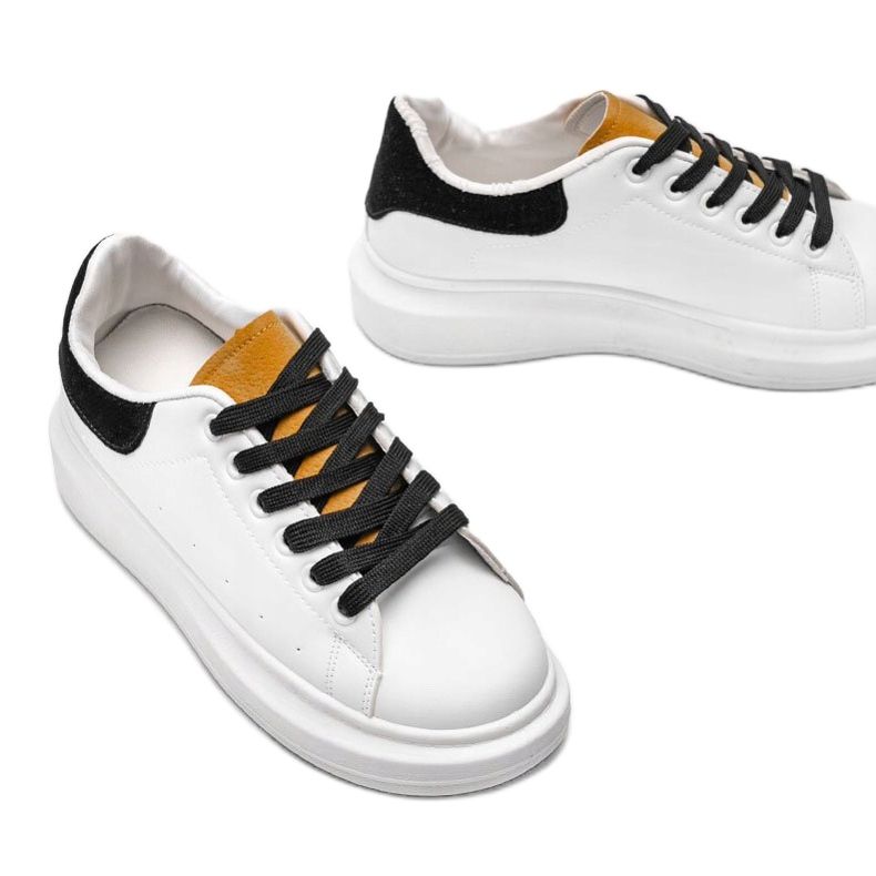 Chunky Lauryn sole sneakers in white 2