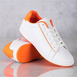 SHELOVET Low-top Sneakers With Eco Leather white 1