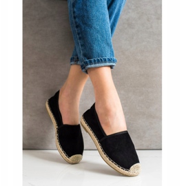 Kayla Light Openwork Espadrilles black 1