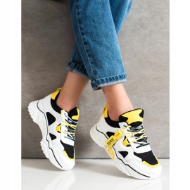 Weide Fashion Lace-up Sneakers white black multicolored 2