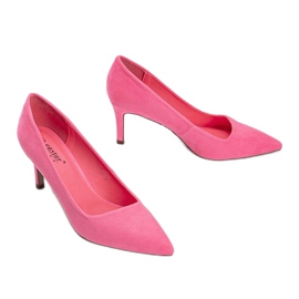 Pink neon pumps on a Caitlyn stiletto heel 2