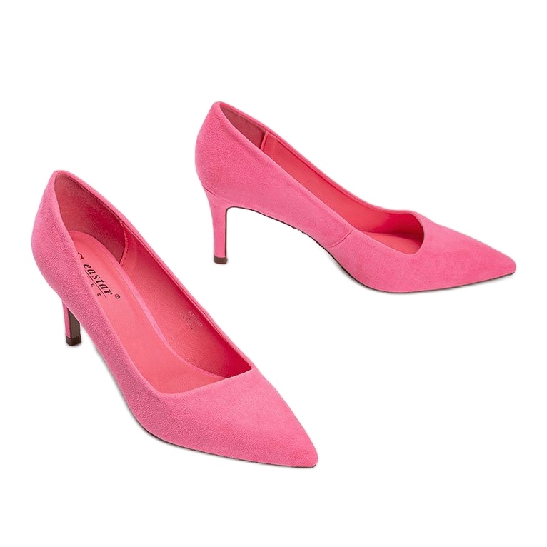 Pink neon pumps on a Caitlyn stiletto heel 2 Pink neon pumps on a Caitlyn stiletto heel 2