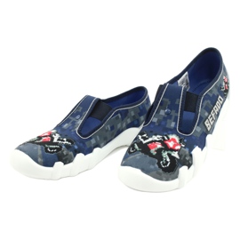 Befado children's shoes 290Y203 navy blue blue grey 3
