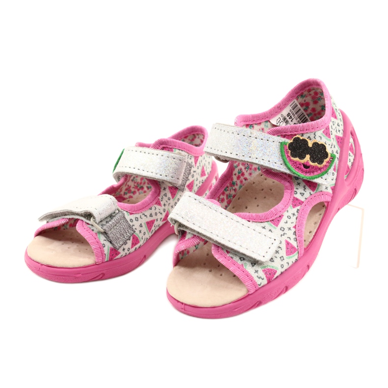 Befado sandals children's shoes 065P148 pink silver grey 2