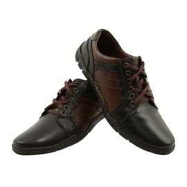 Mario Pala Men's leather shoes 616 brown 5
