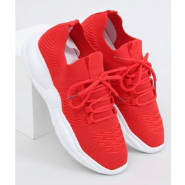 Red LA40 Red socks sports shoes 1