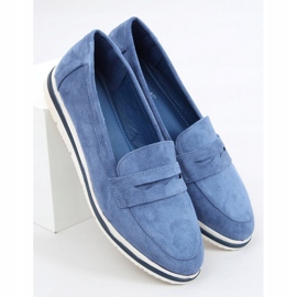 Blue 1151 Jeans high-soled loafers 1