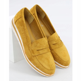 High-soled loafers mustard 1151 Yellow 1