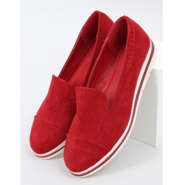 High-soled loafers red 5836 Red 1