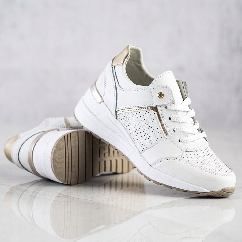 Filippo White Leather Sport Shoes 1 Filippo White Leather Sport Shoes 1