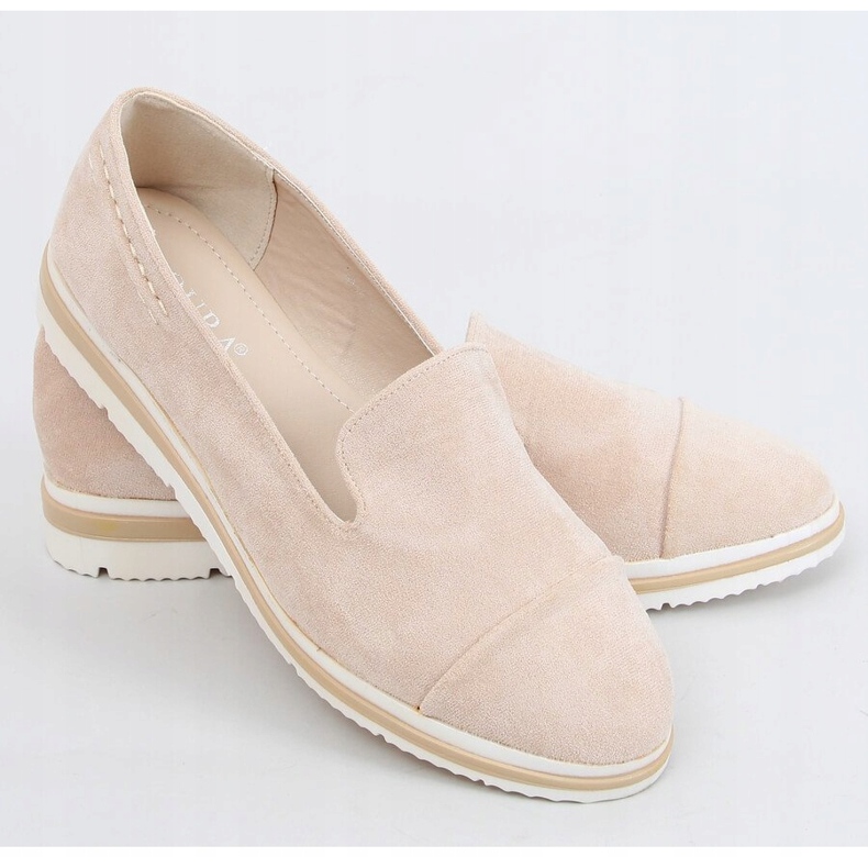 High-soled loafers 5836 Beige 1 High-soled loafers 5836 Beige 1