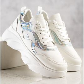 SHELOVET Fashionable Sneakers white 1 SHELOVET Fashionable Sneakers white 1