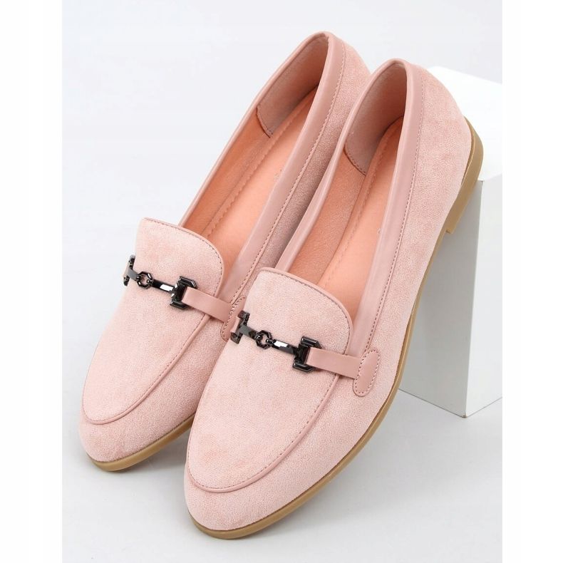 Pink Women's pink loafers 8742 Pink 1