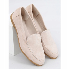 Beige moccasins with studs 4322 Beige 1