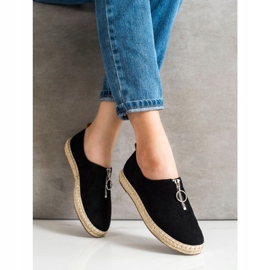 Cm Paris Black Espadrilles With Zipper beige 1