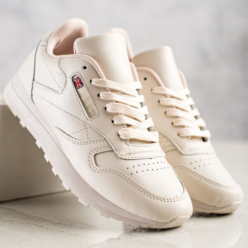 SHELOVET Classic Sneakers beige 1 SHELOVET Classic Sneakers beige 1