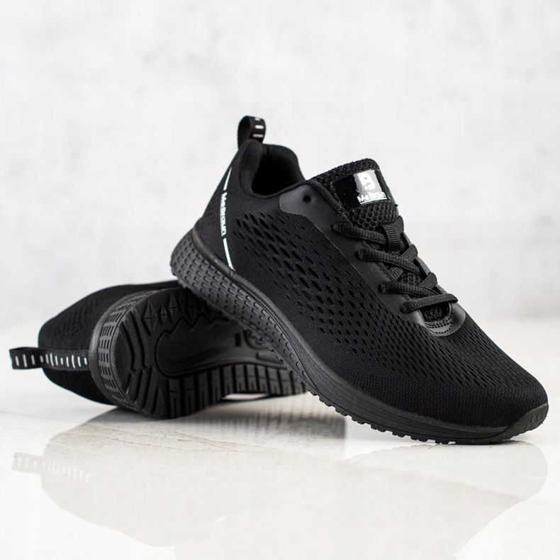 SHELOVET Light Openwork Sport Shoes black 2