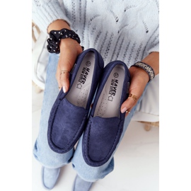 PH1 Women's Suede Loafers Navy Blue San Marino 1