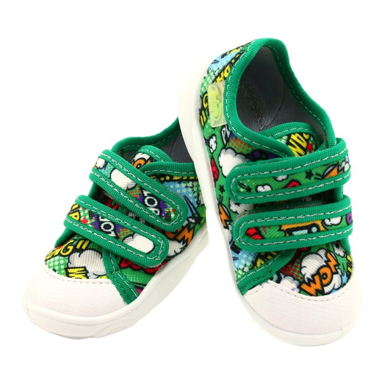 Befado Velcro Sneakers Bang 907P122 multicolored green 4 Befado Velcro Sneakers Bang 907P122 multicolored green 4