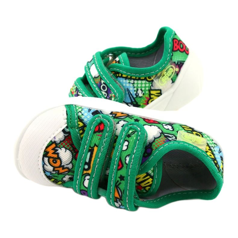 Befado Velcro Sneakers Bang 907P122 multicolored green 3 Befado Velcro Sneakers Bang 907P122 multicolored green 3