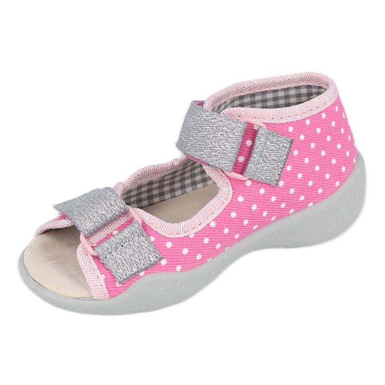 GIRL'S SANDALS PAPI BEFADO 342P016 pink silver 3