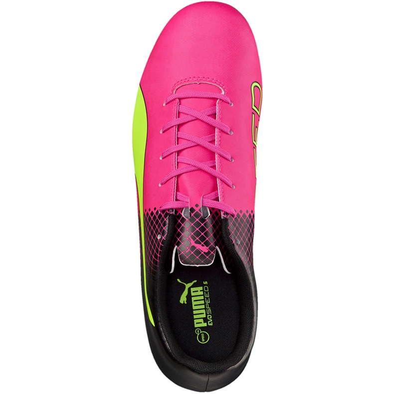 Puma evoSPEED 5.5 Tricks Fg M 10359601 football boots pink 2