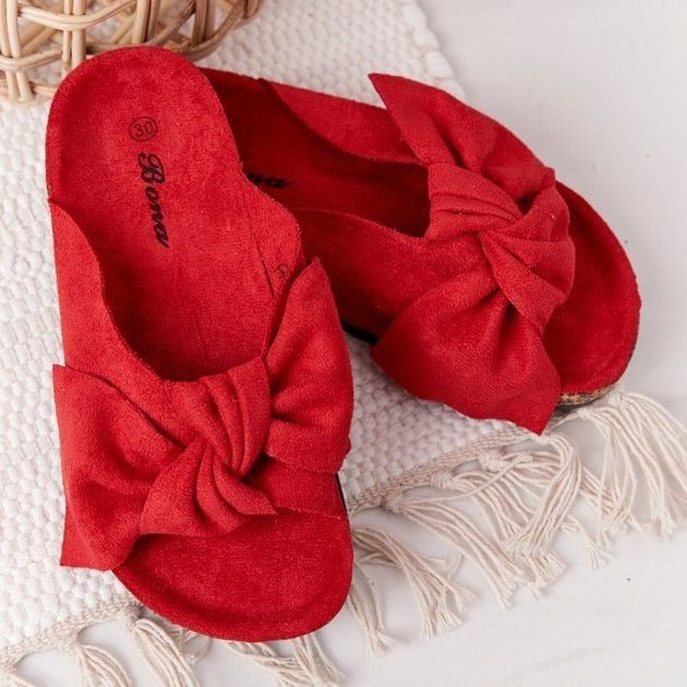 PB2 Children's Red Little Wendy Flip Flops 1