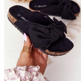 PB2 Children's Black Slippers On Black Little Wendy 2 PB2 Children's Black Slippers On Black Little Wendy 2