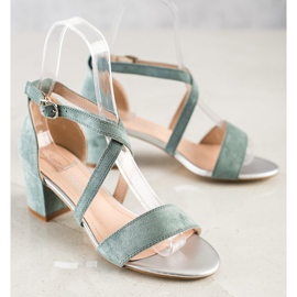 Sergio Leone Strappy Sandals multicolored blue 1