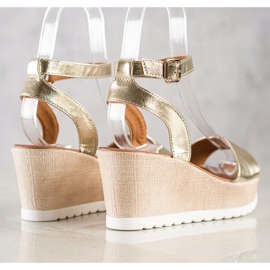 Seastar Classic Wedge Sandals golden 1