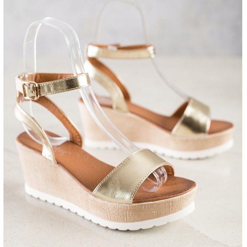 Seastar Classic Wedge Sandals golden 2