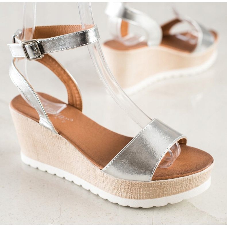 Seastar Classic Wedge Sandals silver 2