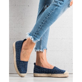 Goodin Blue Suede Espadrilles navy blue 1