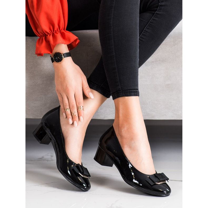 Stylish VINCEZA pumps black 2