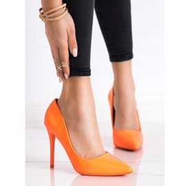 SHELOVET Fashion High Heels orange 1