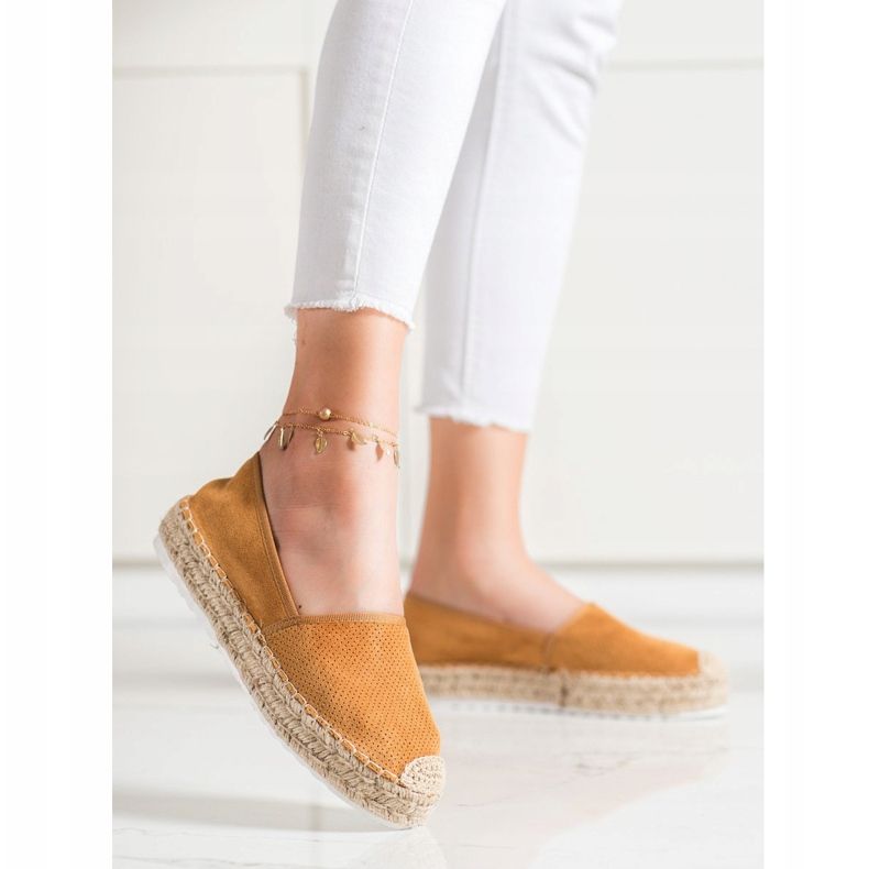 Seastar Openwork Espadrilles With Suede brown 2