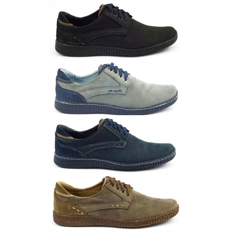 KOMODO Casual men's shoes 848 black brown 1 KOMODO Casual men's shoes 848 black brown 1