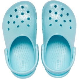 Crocs kids Classic Glitter Clog blue 205441 4O9 1