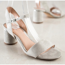 Evento Stylish Sandals On A Bar grey 1