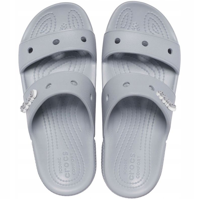 Crocs Classic gray slippers 206761 007 grey 1